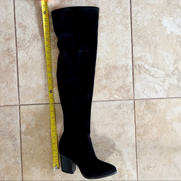 MARC FISHER Ltd Over the Knee Suede Boots - Picture 4 of 5